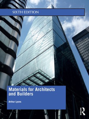 cover image of Materials for Architects and Builders